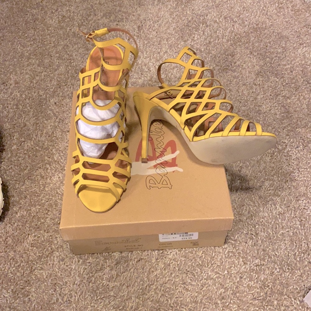 Yellow heels